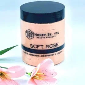 SOFT ROSE BODY BUTTER CREAM 8oz